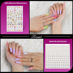 576PCS 24 Colors DIY Nails at Home Kit-Medium Coffin