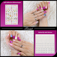 576PCS 24 Colors DIY Nails at Home Kit-Short Square