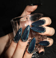 Cosmos in Bottle Design - Press on Nails