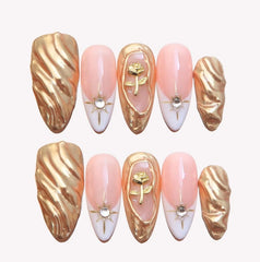 Golden Hour - Press on Nails