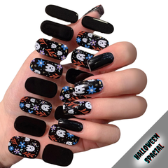 Haunted Black - Gel Nails stickers