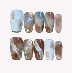 Jupiter Mysteries Design - Press on Nails