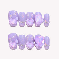 Lavender Fairy Design - Press on Nails