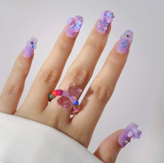 Lavender Fairy Design - Press on Nails