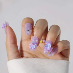 Lavender Fairy Design - Press on Nails