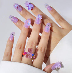 Lavender Fairy Design - Press on Nails