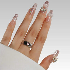 Shimmering Starlet Design - Press on Nails