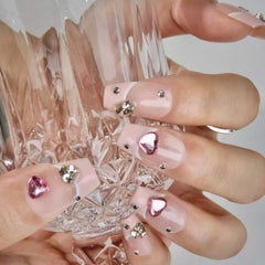 Shining Love Design - Press on Nails