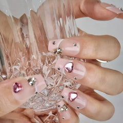 Shining Love Design - Press on Nails