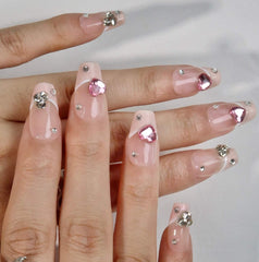 Shining Love Design - Press on Nails