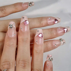 Shining Love Design - Press on Nails