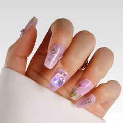 Tulip Wonderland Design - Press on Nails